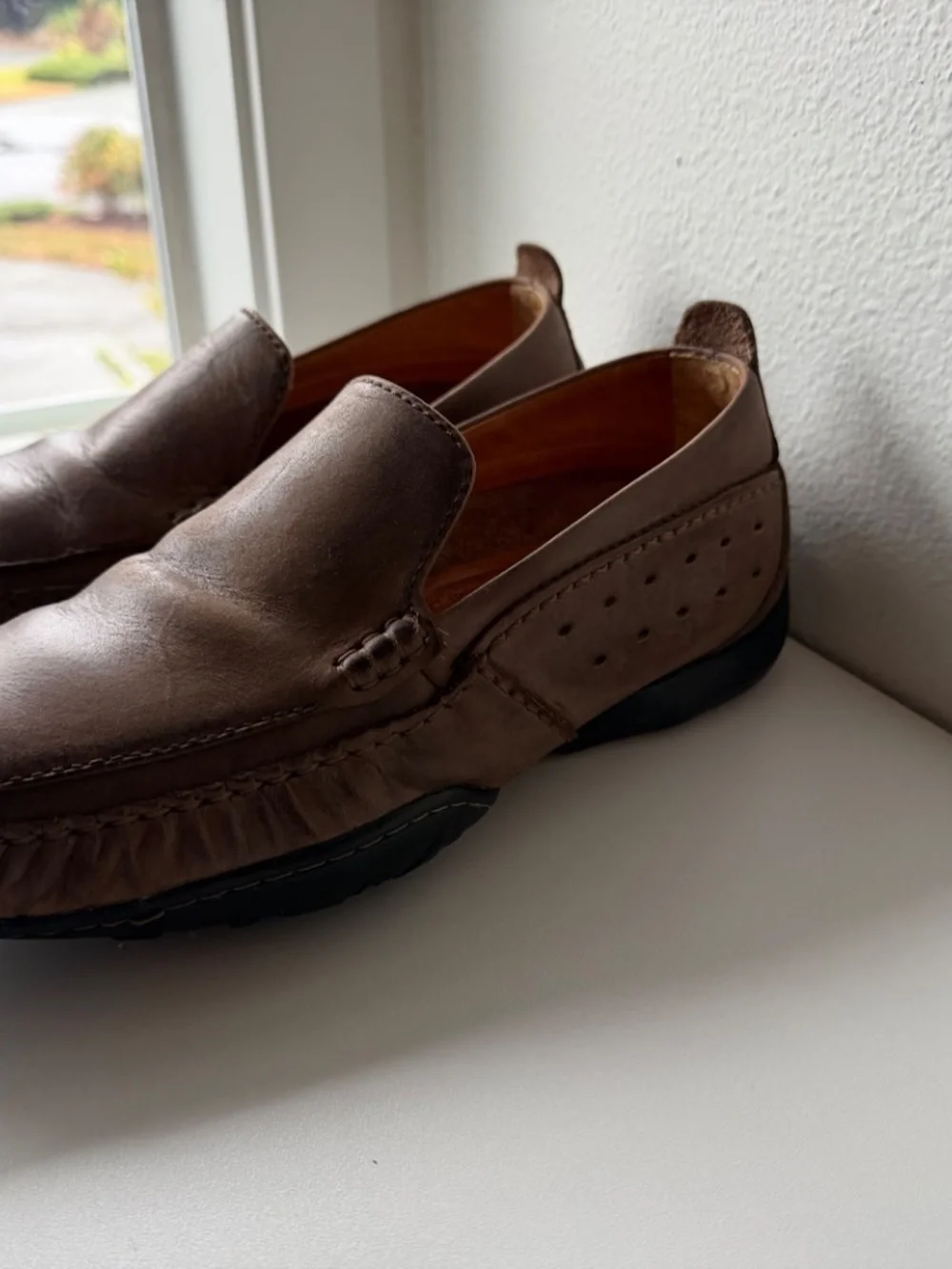 Timberland 97519 Brown Leather Driving Mocs Men’s 11